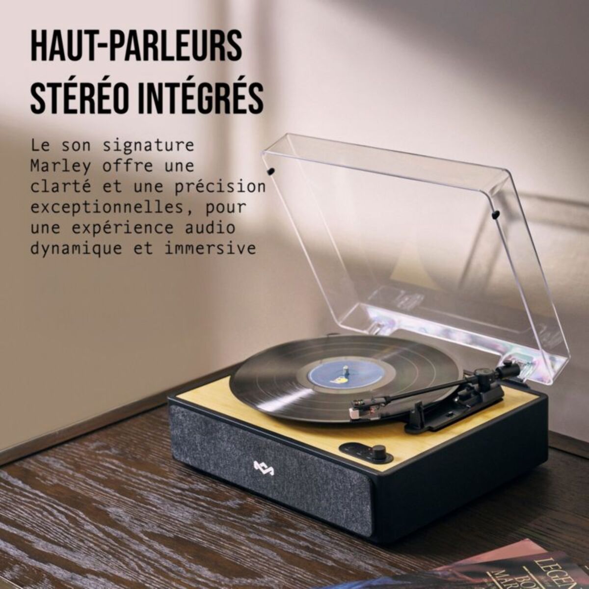 Platine vinyle MARLEY Platine Rise-up turntable
