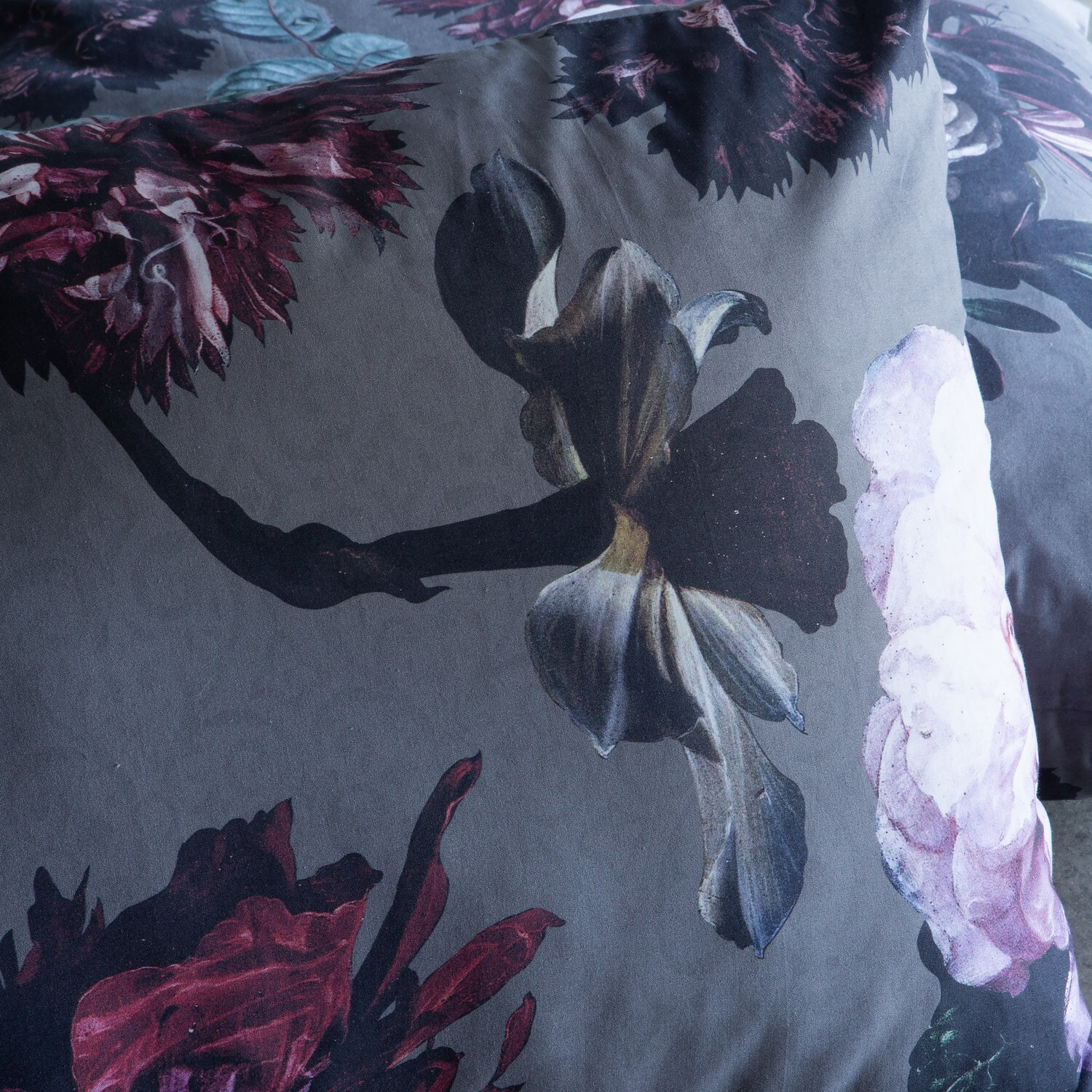 Housse de couette mao gris