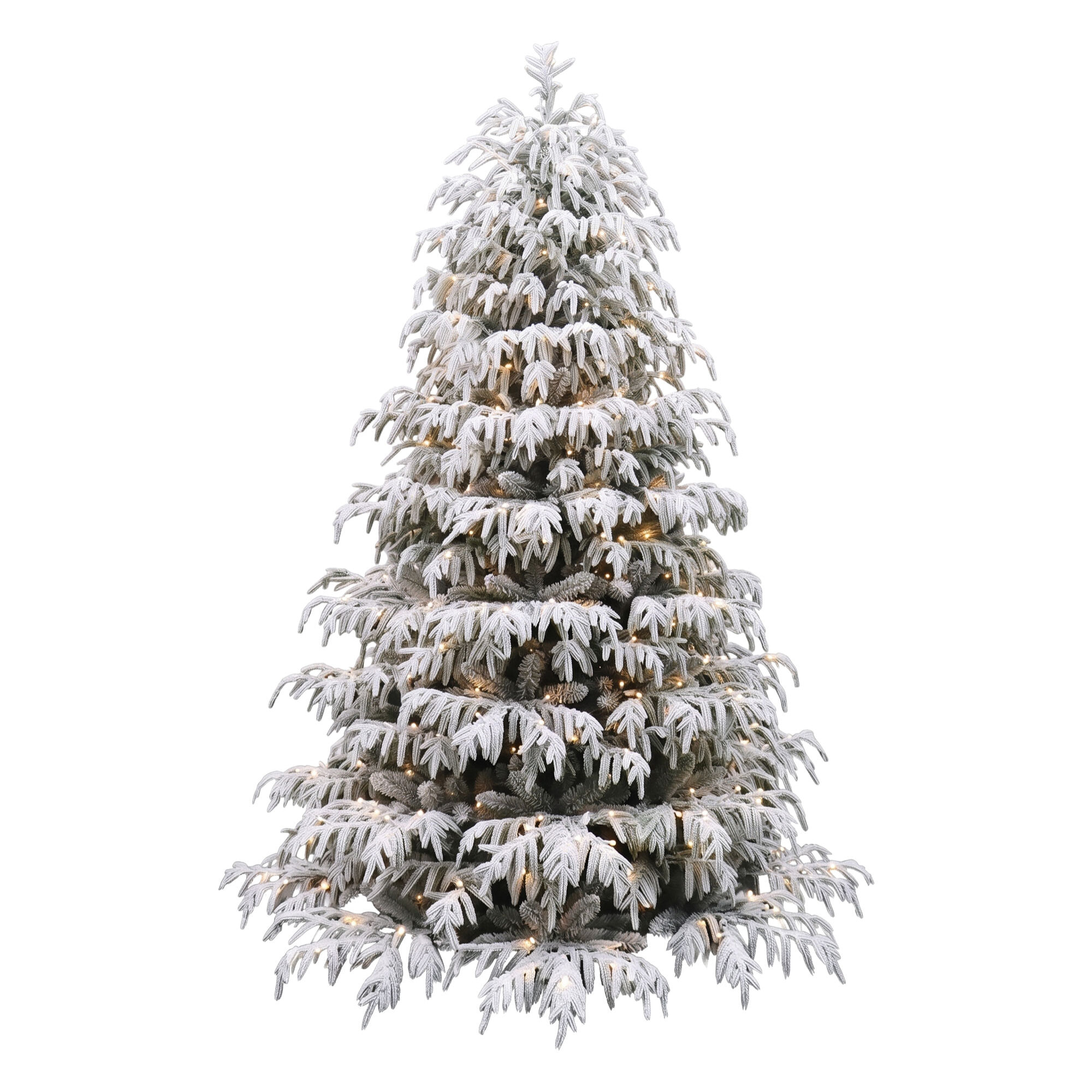 Lucciola - Albero di Natale con 450 luci LED in PE e PVC Ø137x210 cm 1000 Punte