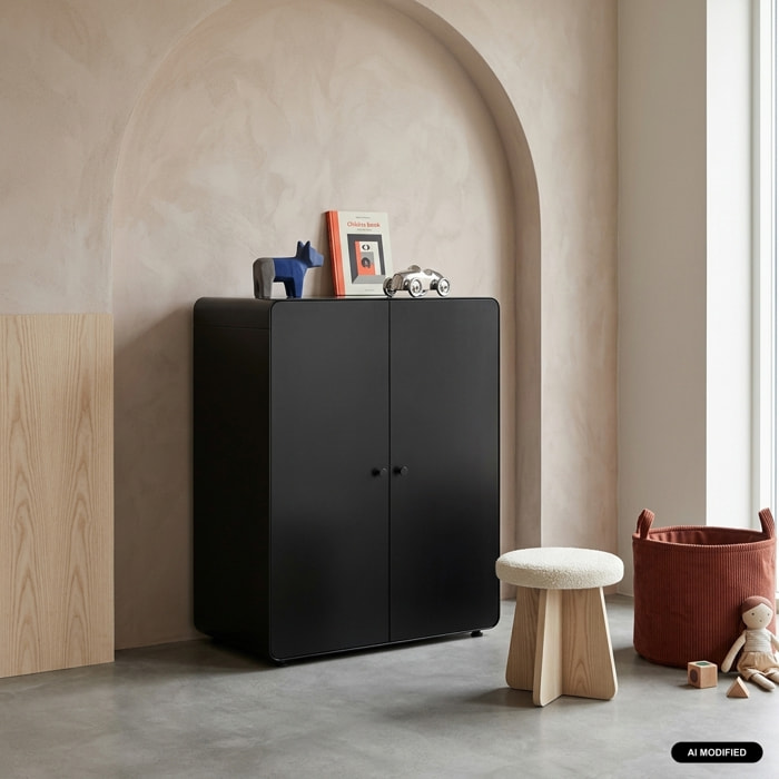 Commode armoire métal 2 portes TRIBECA