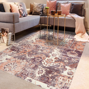 Tapis salon et chambre tissé en coton BECE