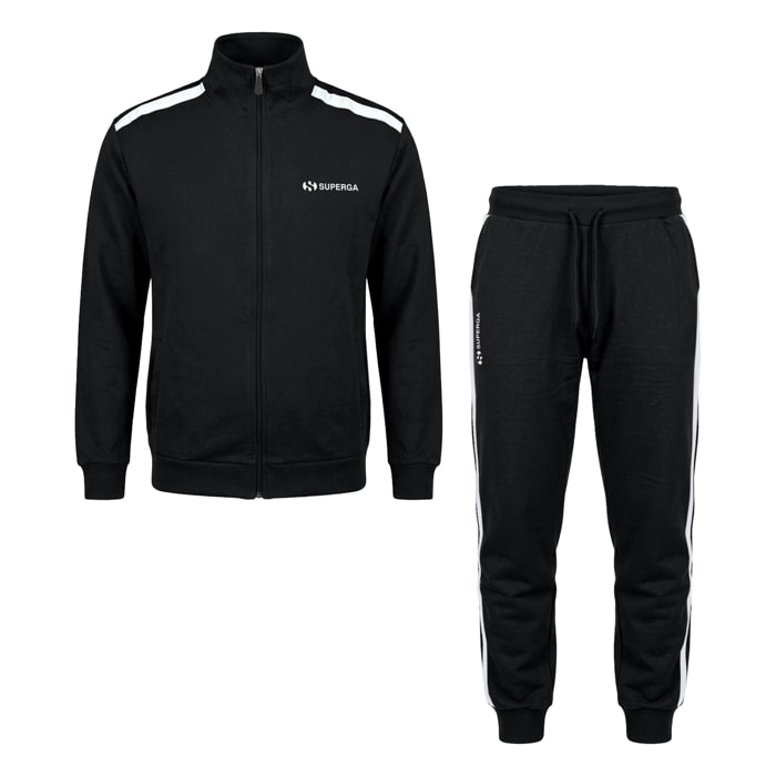 Tuta Uomo SUPERGA Cotone Leggero Primavera Full Zip