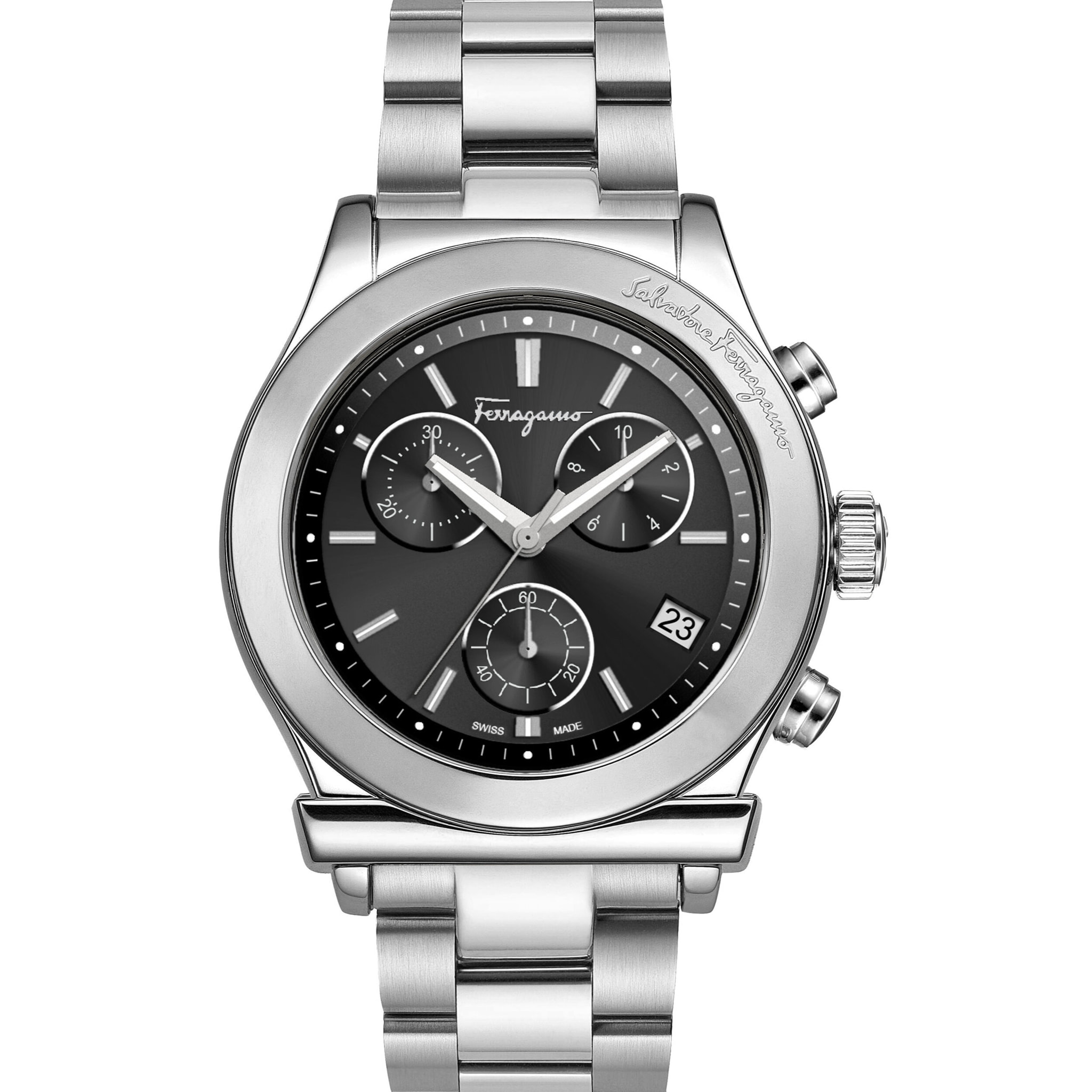 Ferragamo Orologio Cronografo Al Quarzo 1898 Chrono