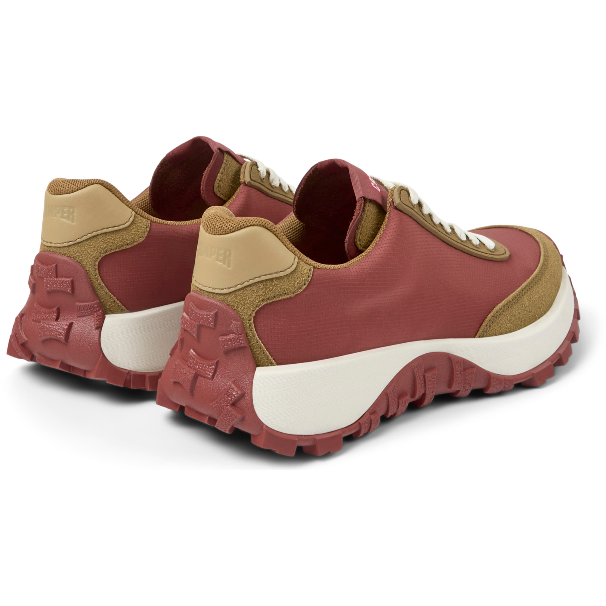 Zapatillas - CAMPER Drift Trail - Rojo - Textil técnico (poliéster reciclado)