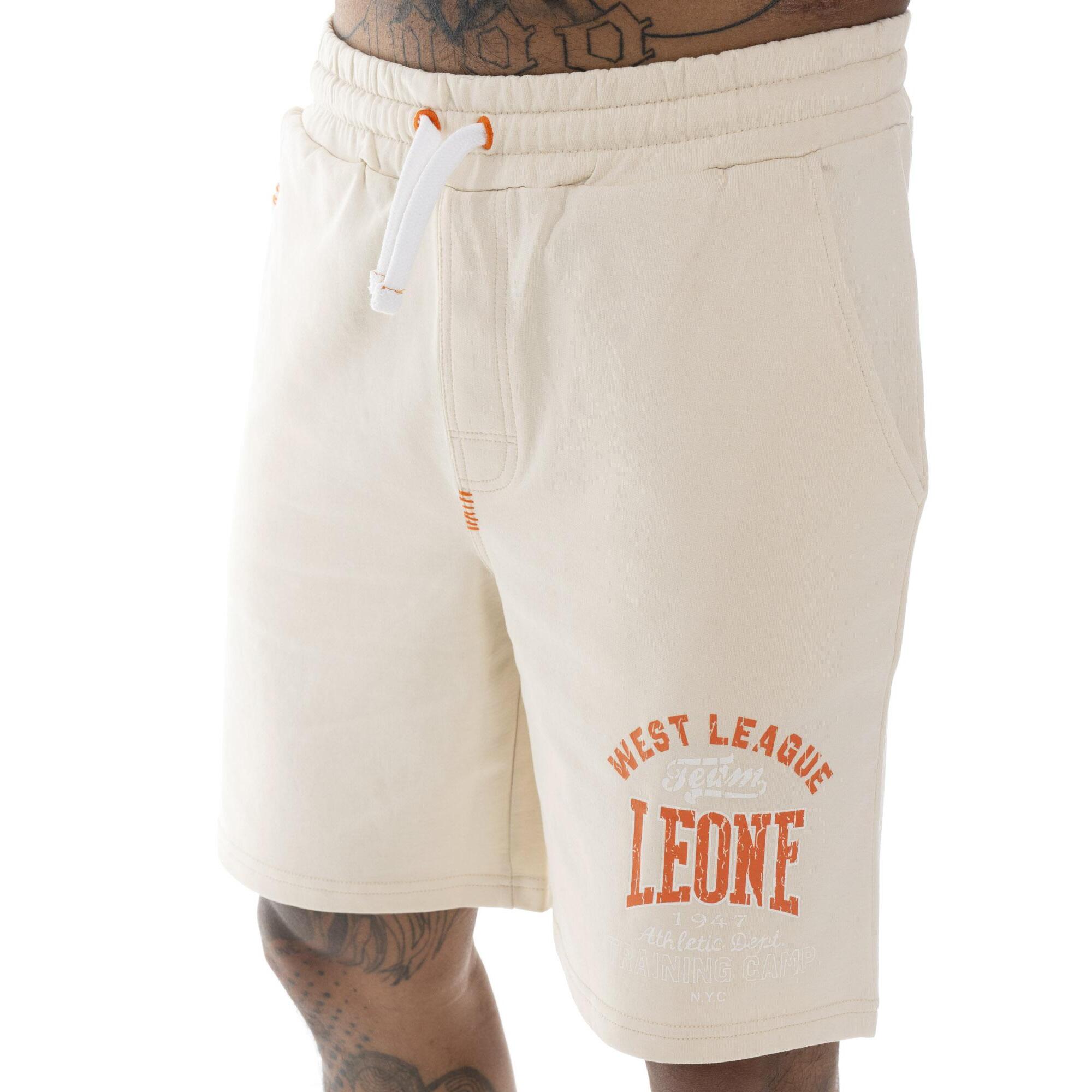 Pantaloncini da uomo in cotone Leone Military 1947