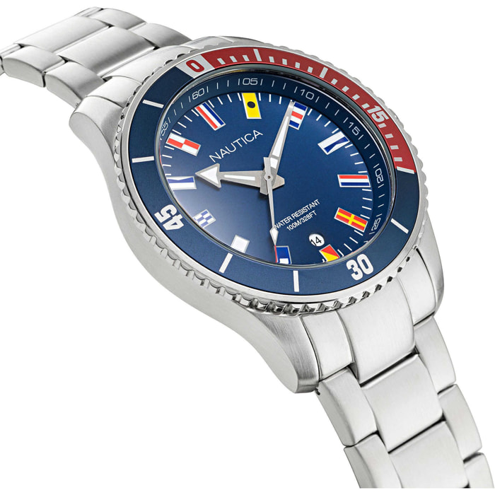 Orologio Nautica PACIFIC BEACH Acciaio Silver