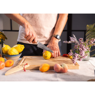 Coltello Universale Petty Bunka | Lama 135 mm | Acciaio Inossidabile Giapponese San-Mai