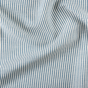 Coussin rayé style bord de mer - Bleu