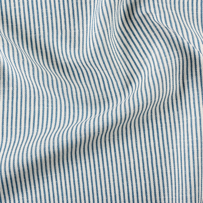 Coussin rayé style bord de mer - Bleu