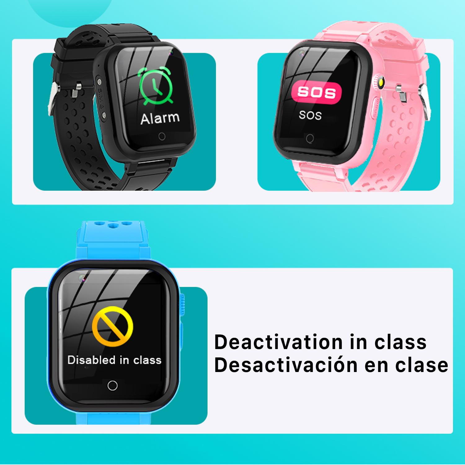 Smartwatch T16 4G GPS, Wifi e localizzatore LBS. Videochiamata, micro chat, pulsante SOS.