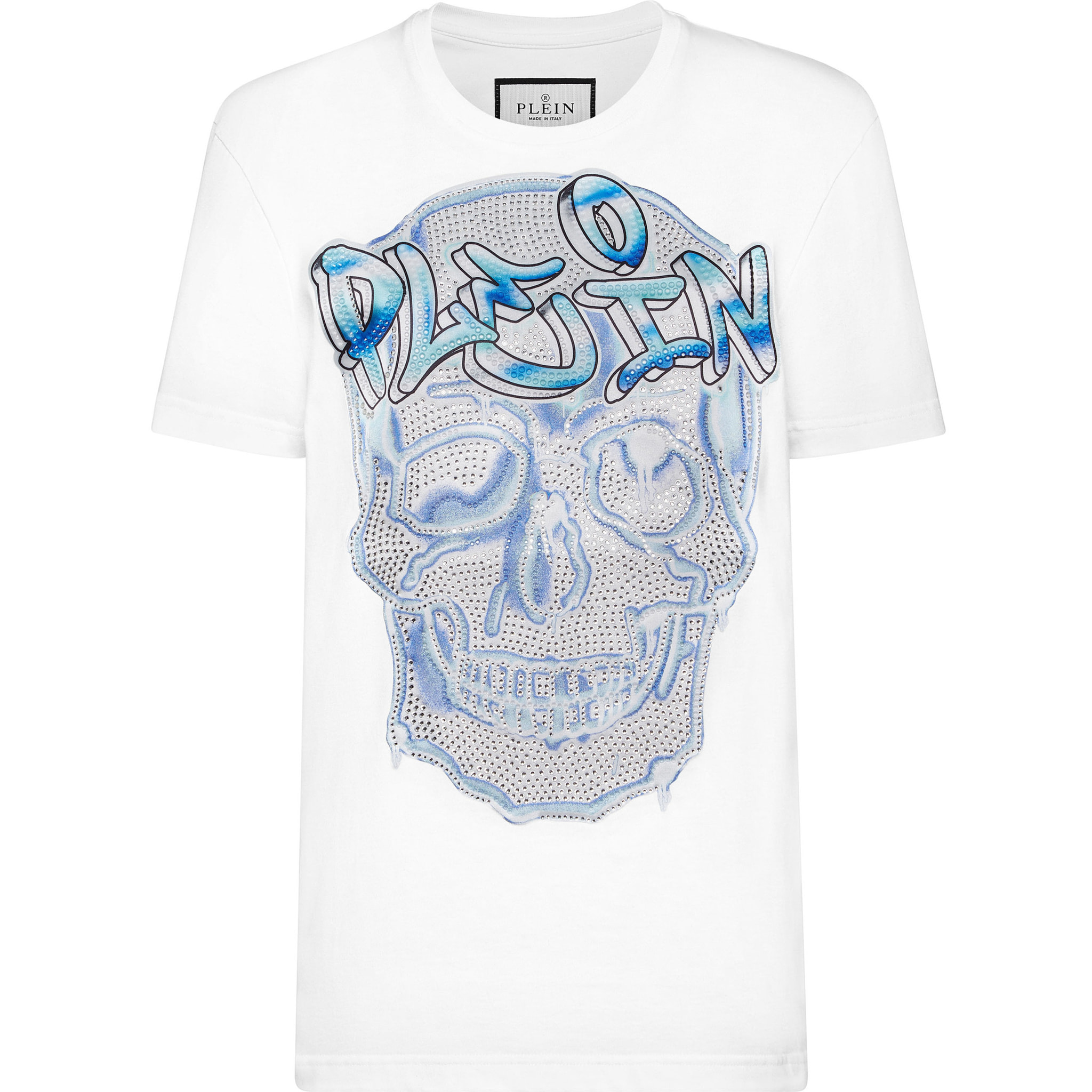 PHILIPP PLEIN Camiseta de corte masculino SKULL