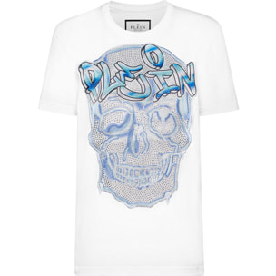 PHILIPP PLEIN Camiseta de corte masculino SKULL