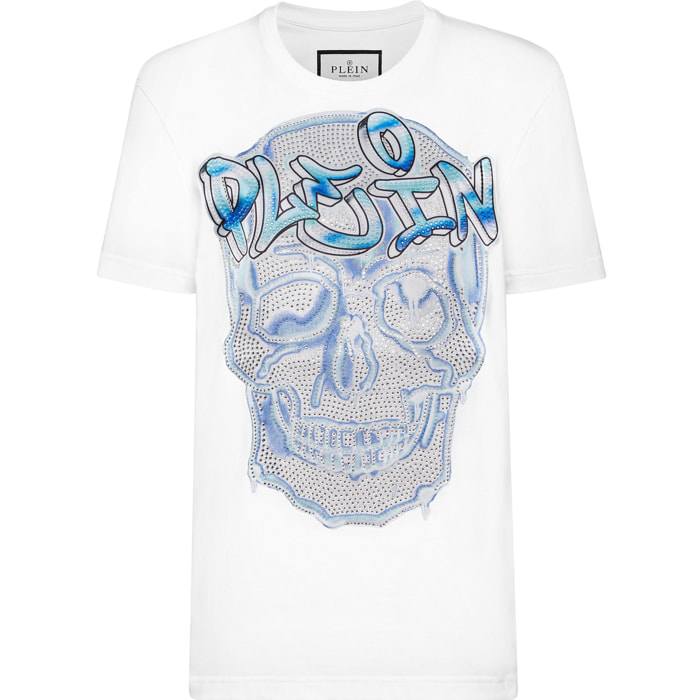 PHILIPP PLEIN Camiseta de corte masculino SKULL
