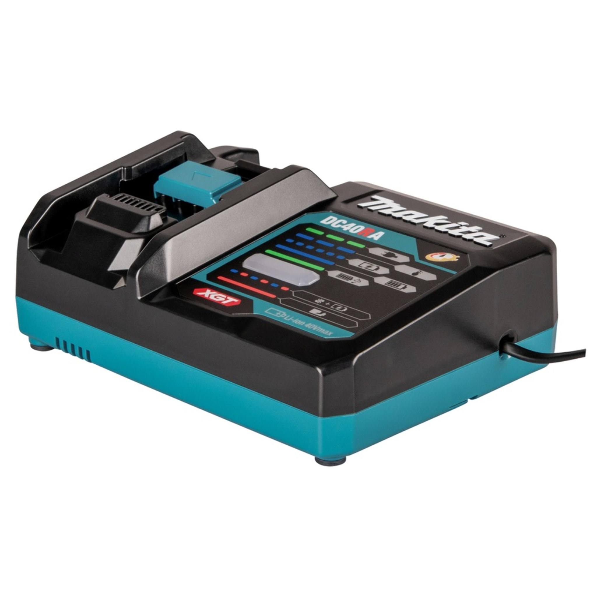 Pack de composé de 2 batteries XGT BL4040 40Vmax 4Ah et 1 chargeur rapide DC40RA - MAKITA - 191L77-9
