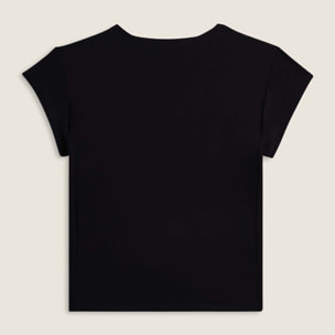 T-shirt tecnica con maniche ad aletta e profili a contrasto