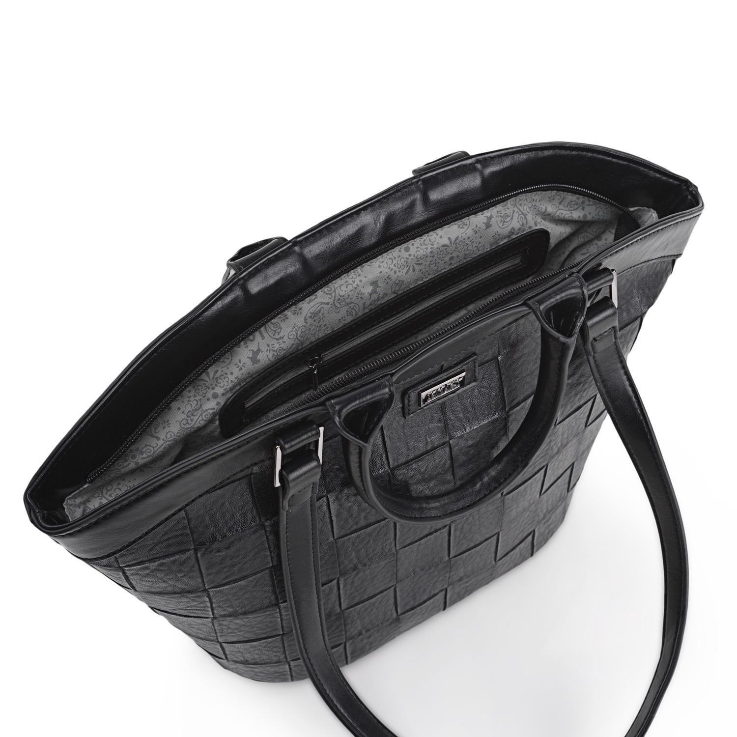 Bolso Shopper-Tote Lois Crossover Negro