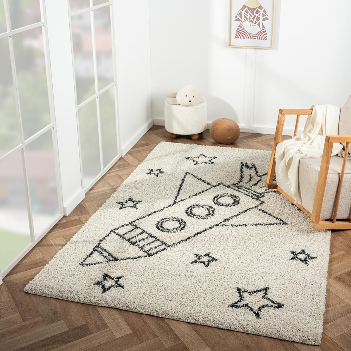 Tapis enfant Fusée Bomo