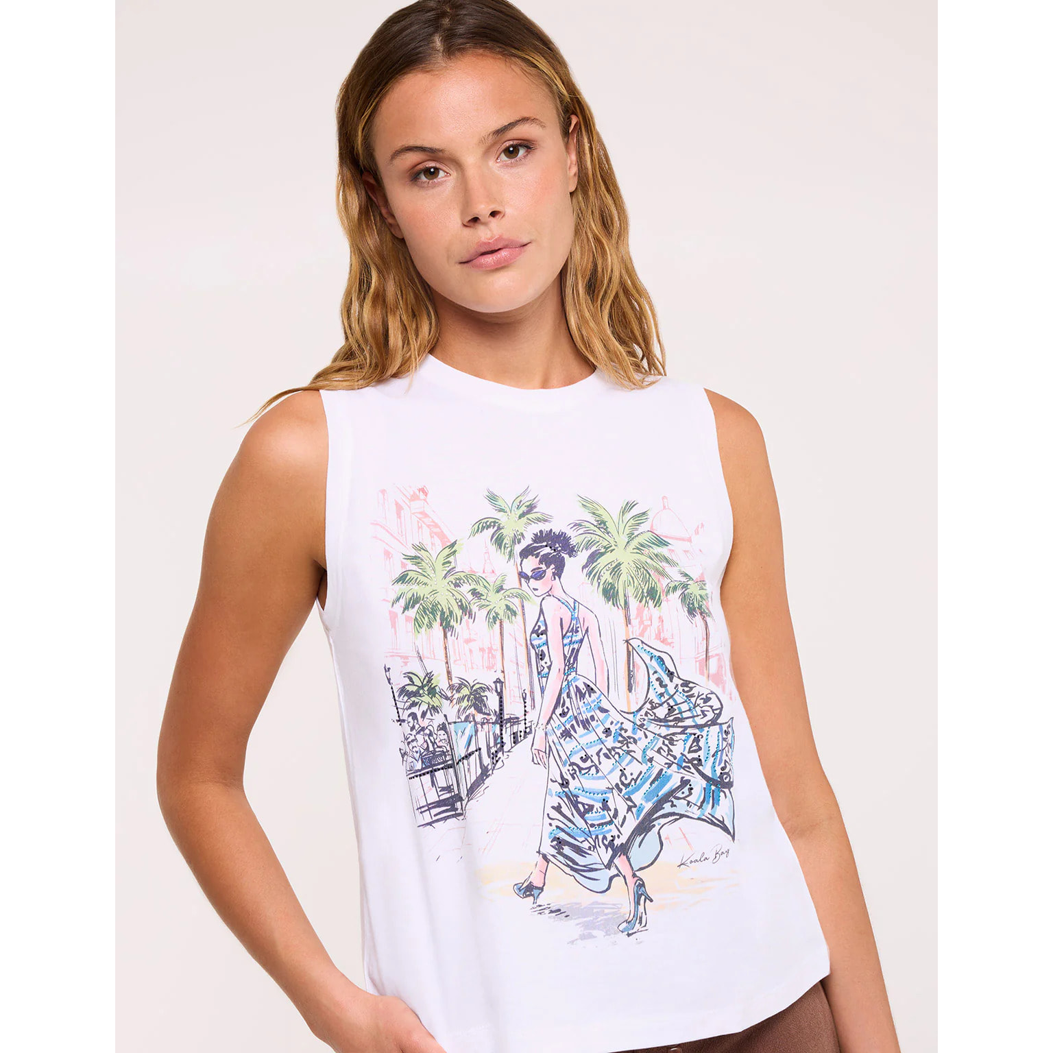 Camiseta Tirantes Blanco - Figureli