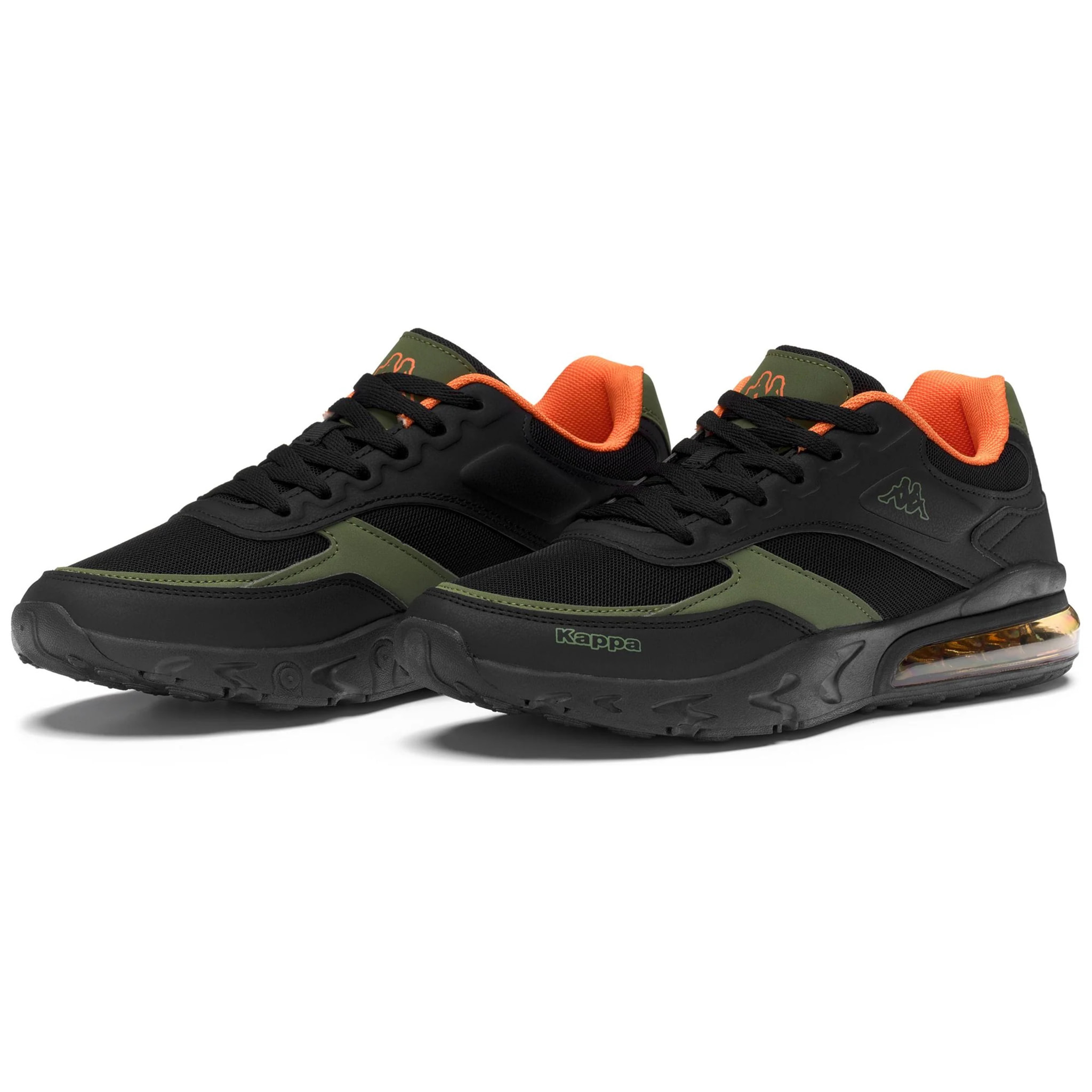 Kappa - Sneakers Uomo Donna Nero - Logo Saigon