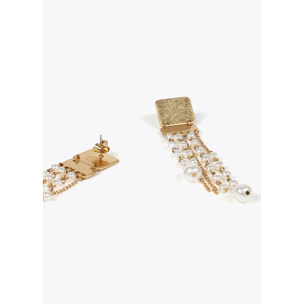 Orecchini cascata di perle