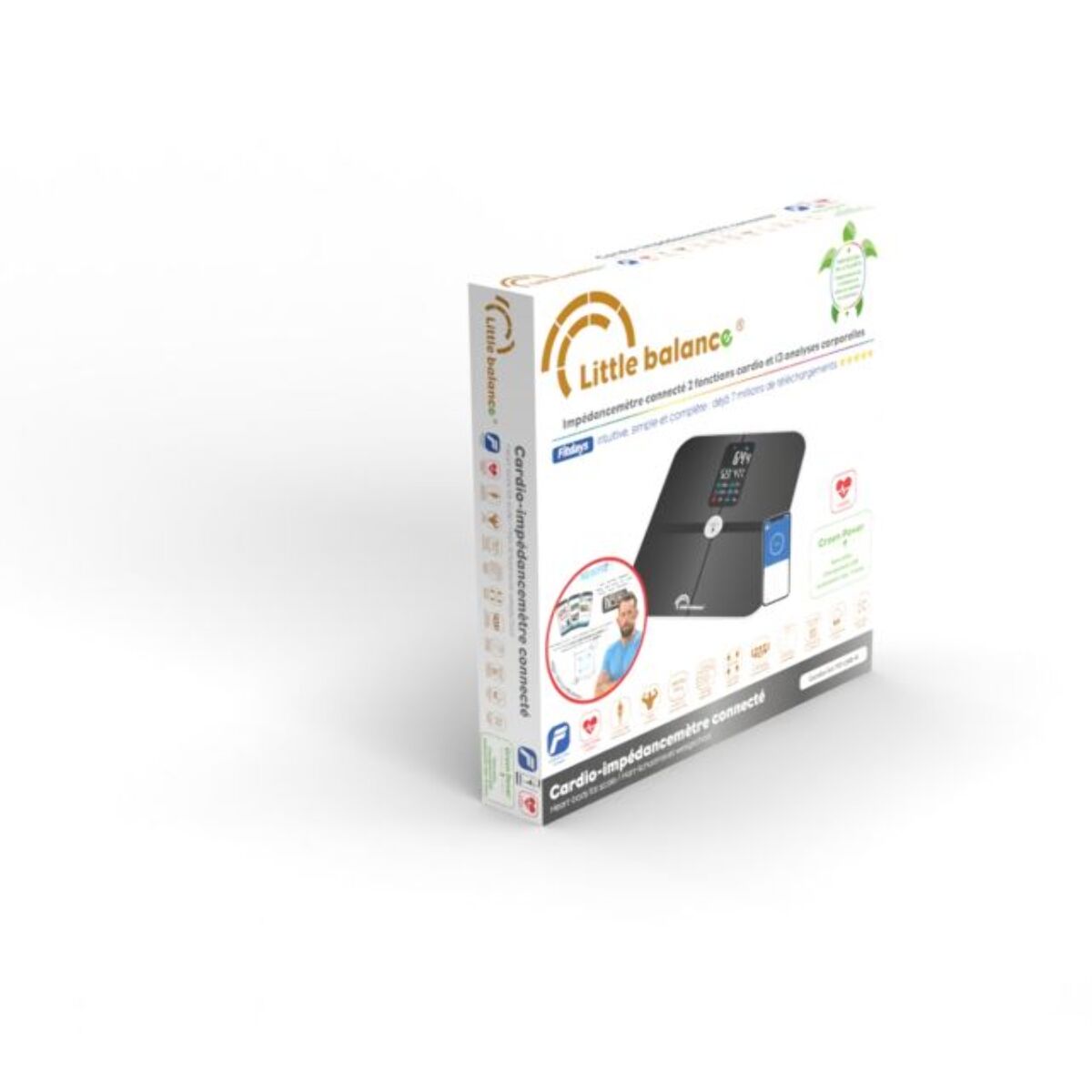 Pèse personne impédancemètre LITTLE BALANCE Cardio X4 ITO USB - reparable