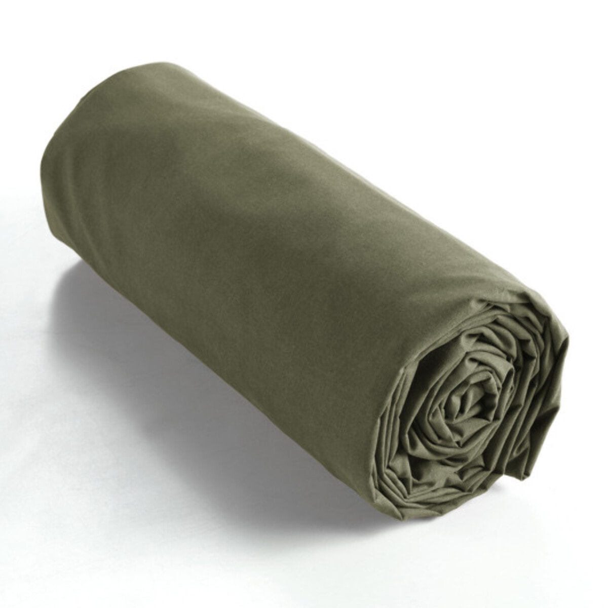 Drap housse 180 x 200 cm en coton avec bonnet H. 30 cm - AMBRE