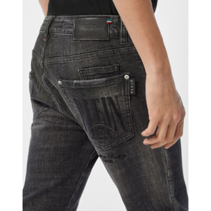 PHILIPP PLEIN Vaqueros de corte recto RACING