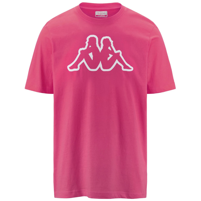 Kappa - T-Shirts & Top Uomo Viola - Logo Amberis 140