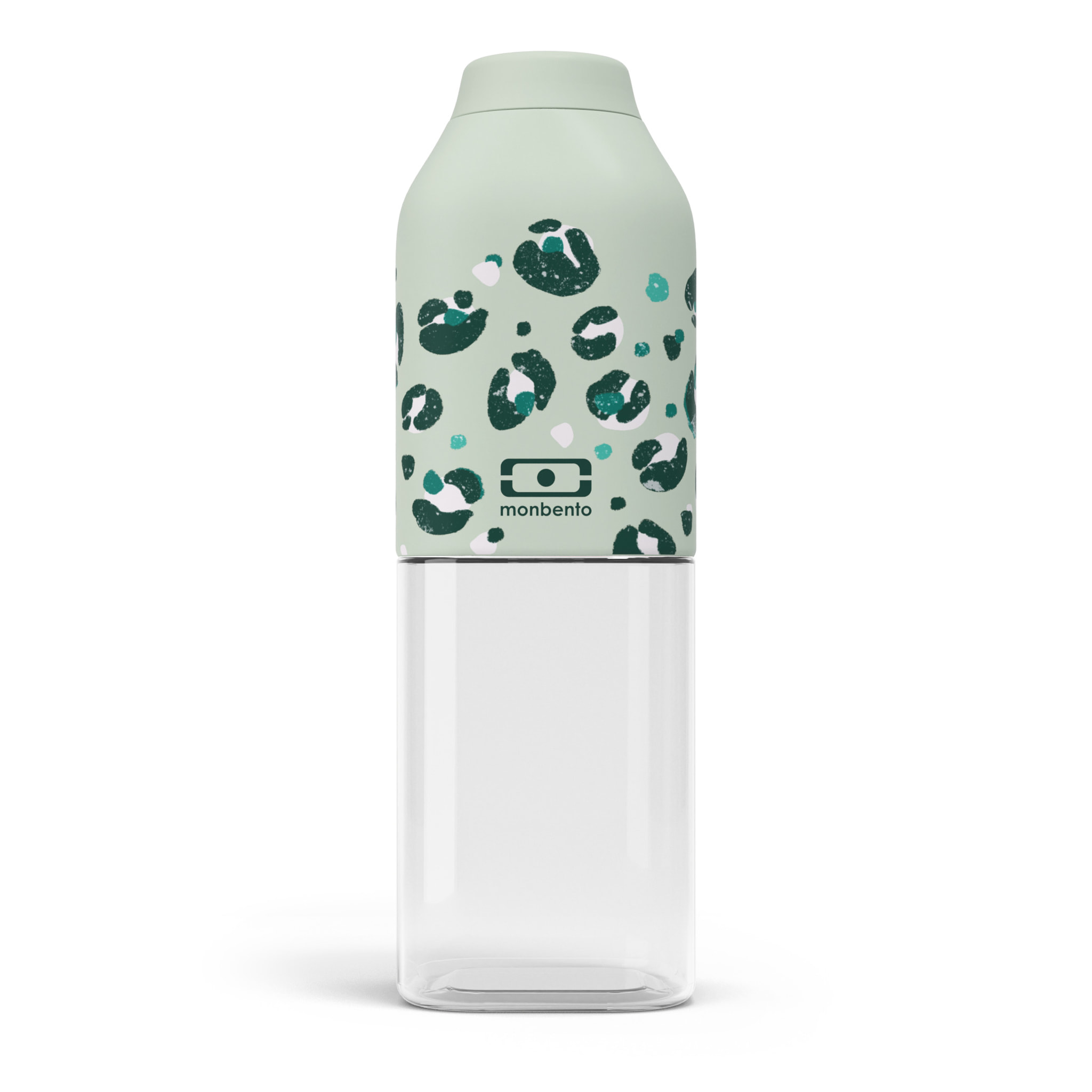 Bouteille réutilisable Positive M 500ml vert Léopard
