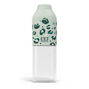 Bouteille réutilisable Positive M 500ml vert Léopard