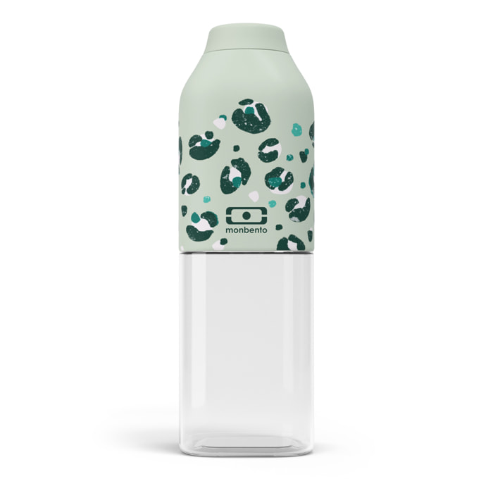 Bouteille réutilisable Positive M 500ml vert Léopard
