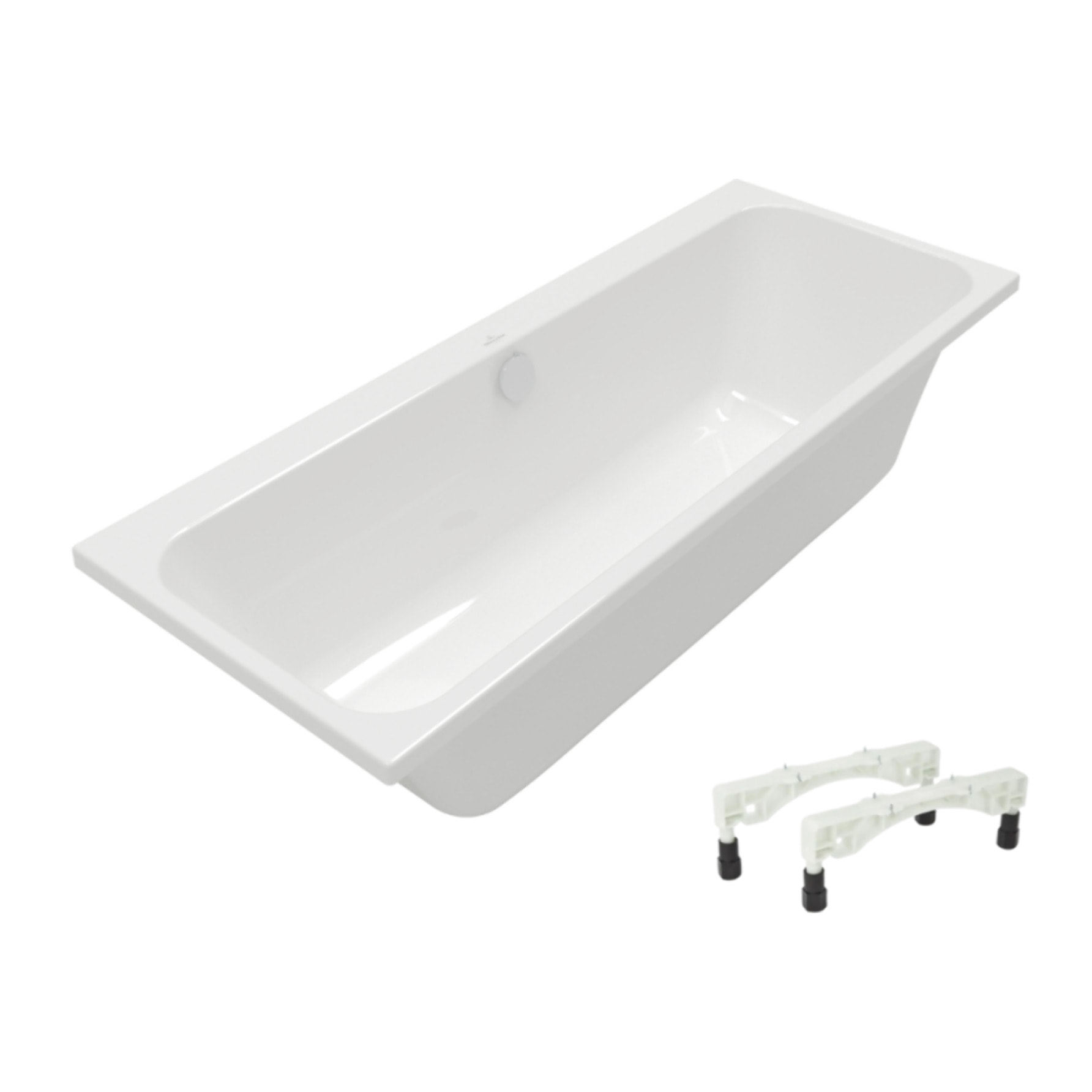 Baignoire droite VILLEROY & BOCH Architectura avec pieds