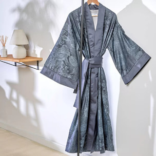 Kimono long Isaphire diamant noir