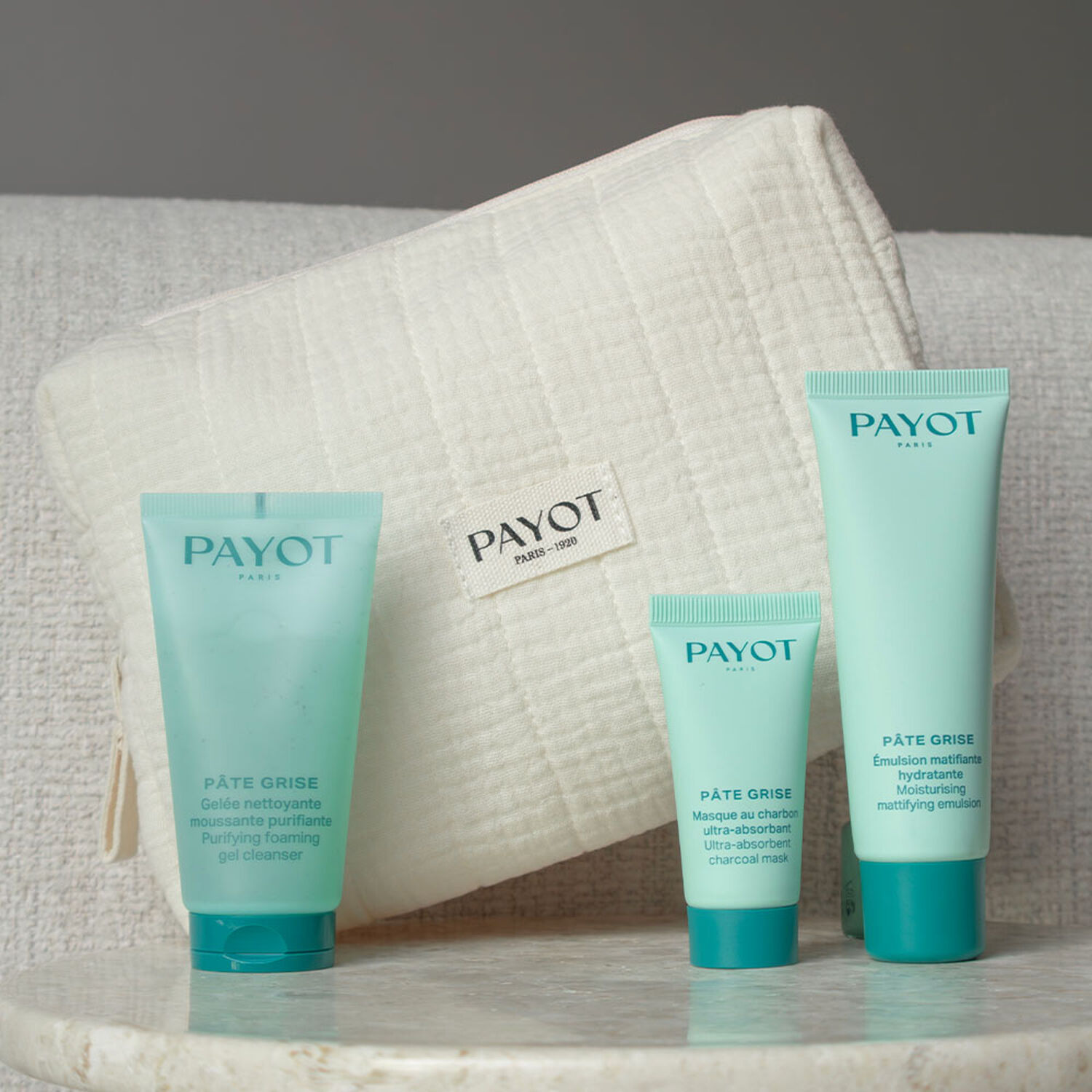 Pâte Grise - Coffret Emulsion Hydratante Matifiante 50ml + 2 Produits