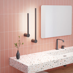 Forlight Passeggio Nova aplique exterior en negro con led blanco neutro 4000K