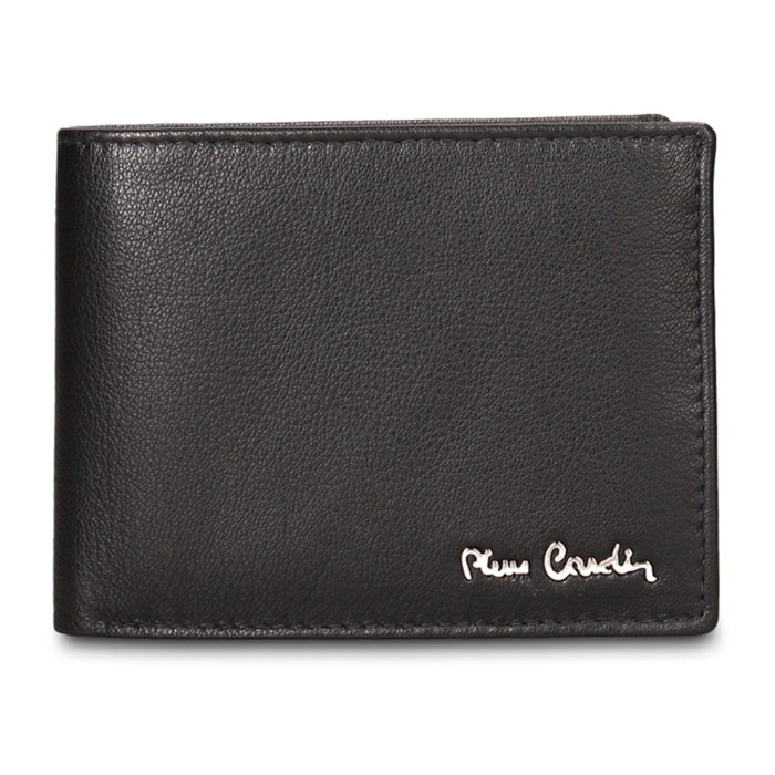 Portafoglio uomo in vera pelle - Modello Erewhon Chic - Casual - 12.5 x 9.5 x 3.5 cm