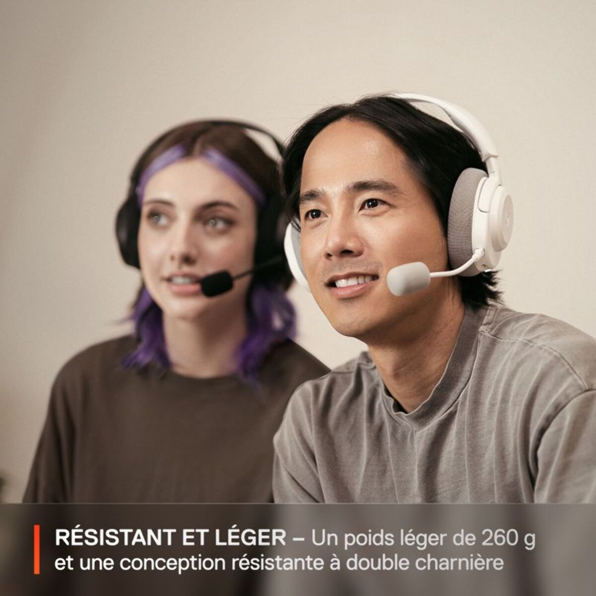 Casque gamer STEELSERIES Arctis Nova 3XW Blanc
