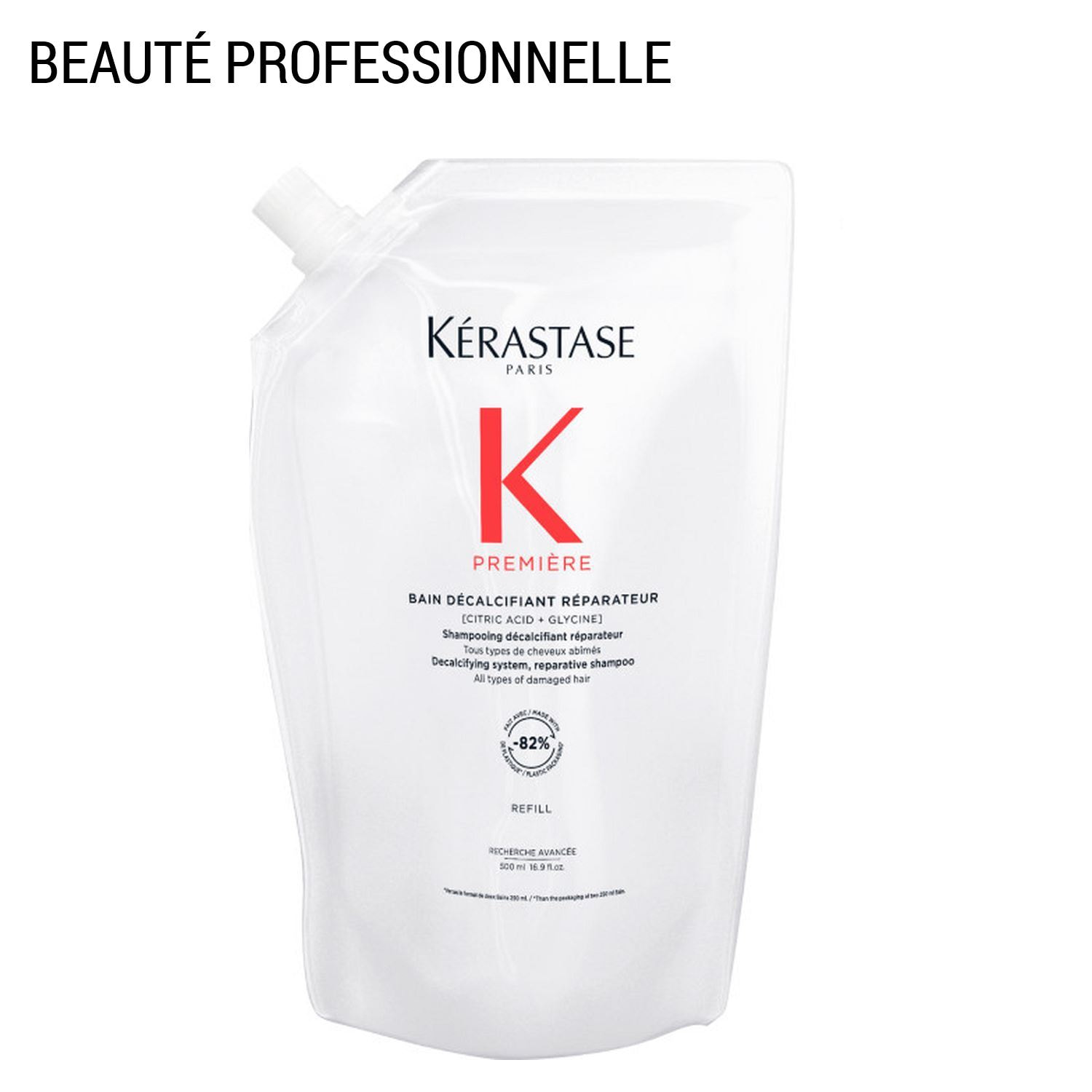 Premiere - Recharge Shampoing décalcifiant réparateur pour cheveux abîmés