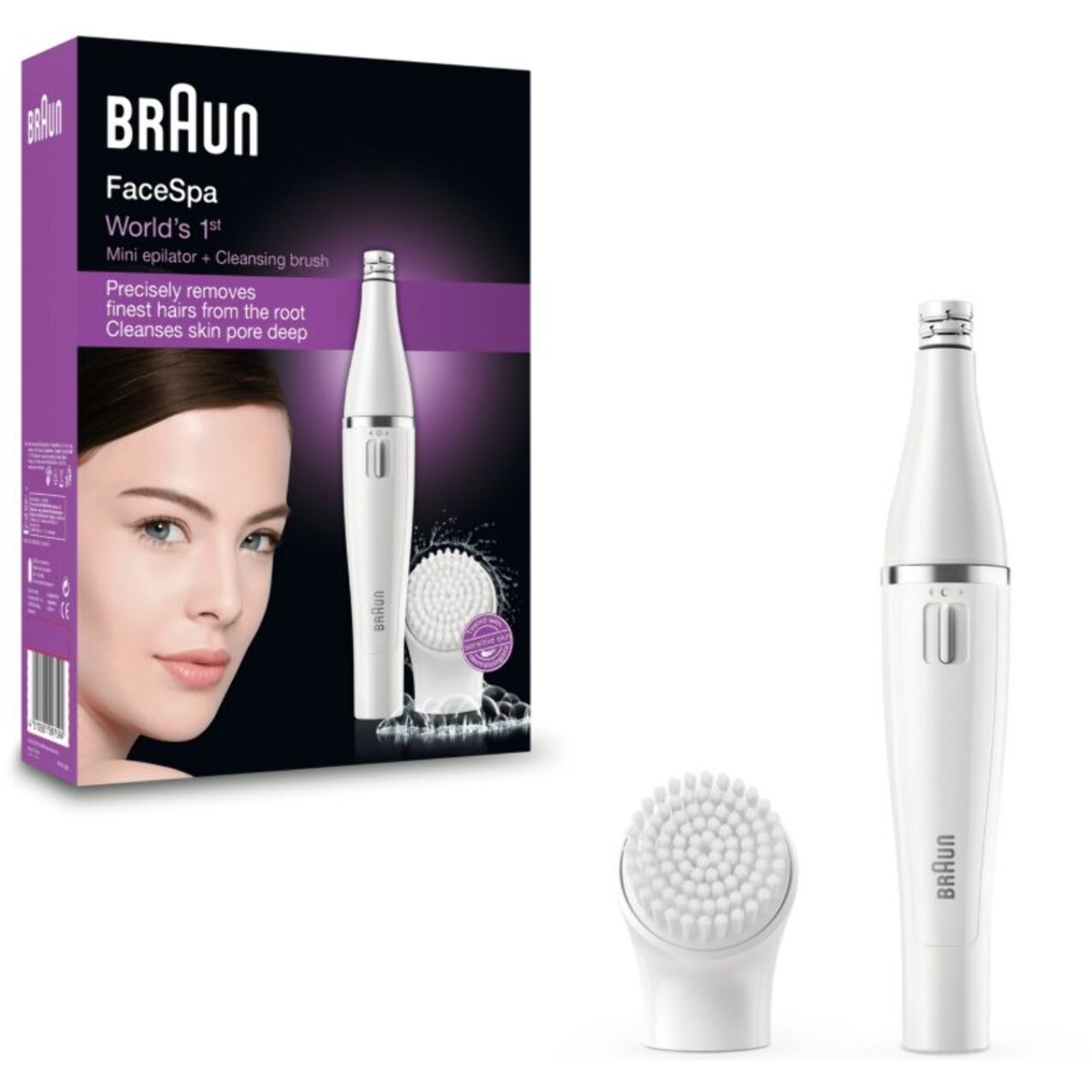 Epilateur BRAUN Face 810 + brosse