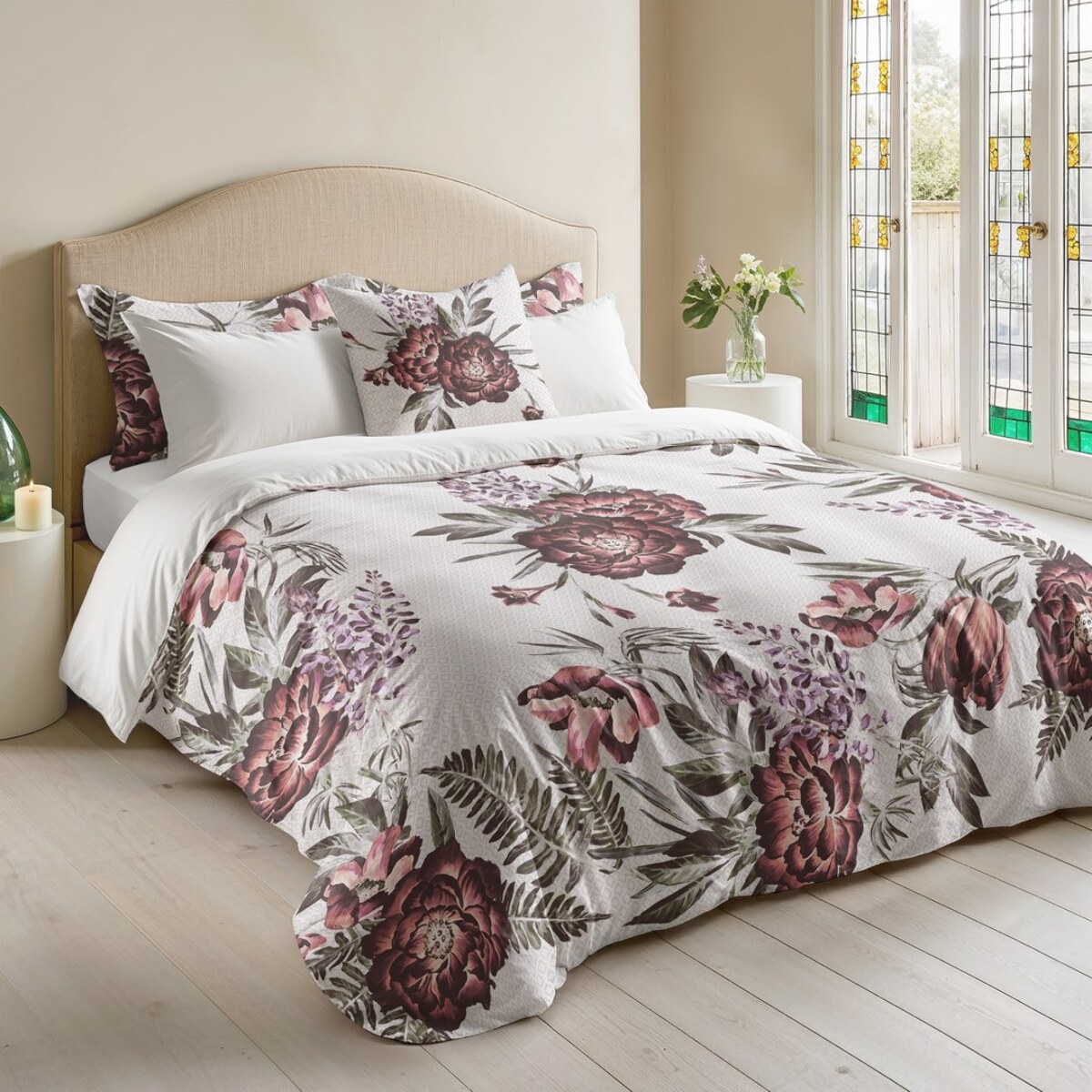 Housse de couette adaya blanc