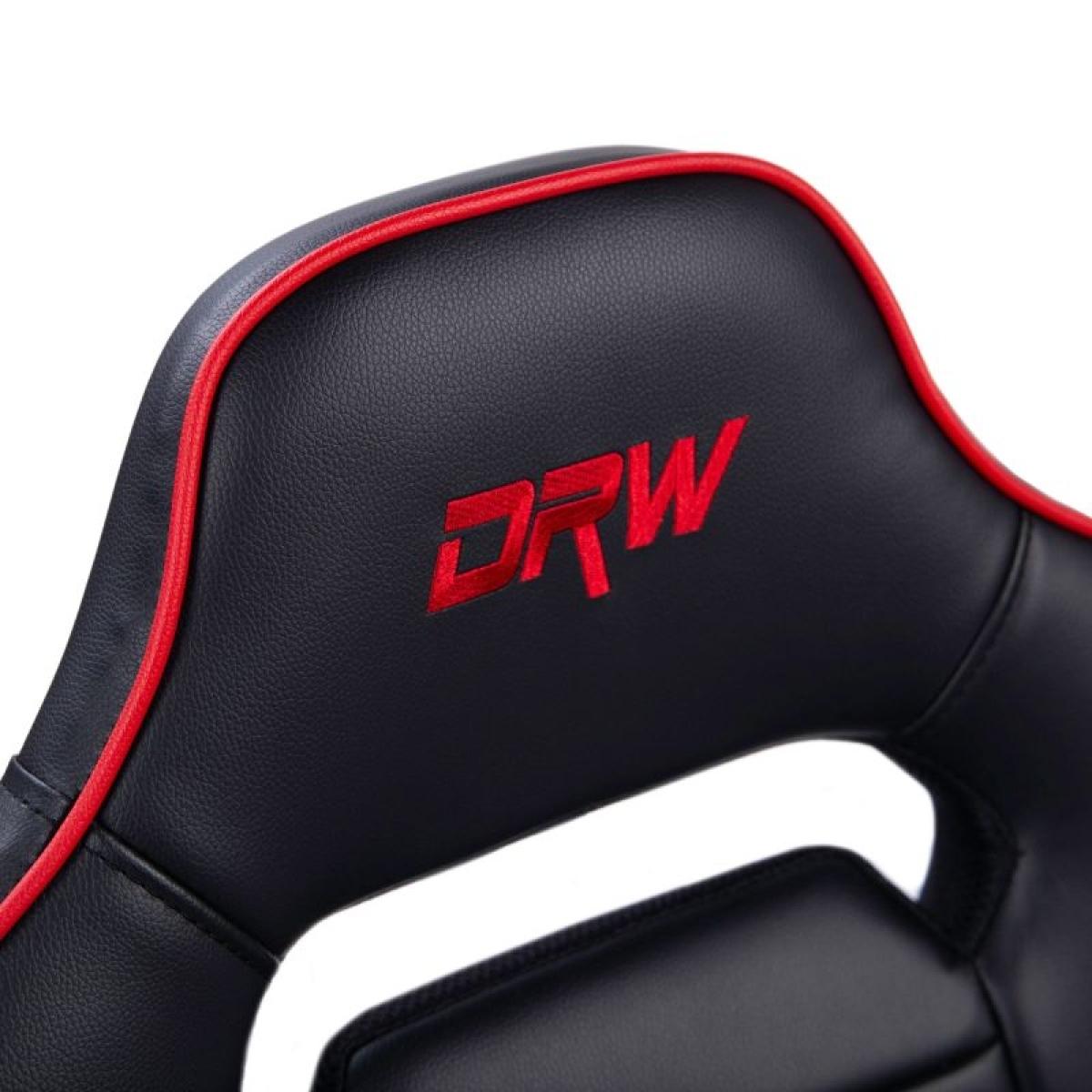 Silla gaming DRW Black Negro - Rojo DRW