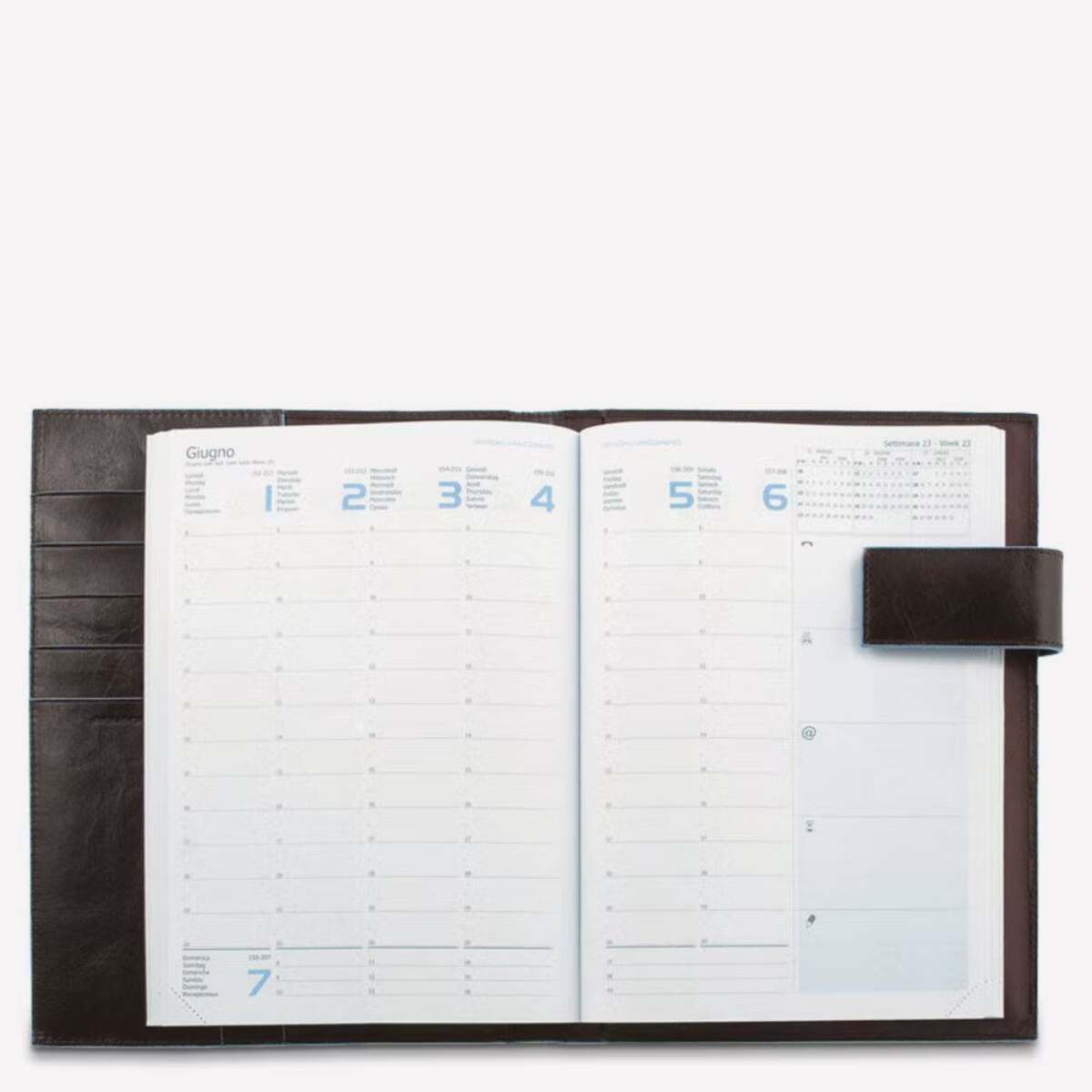 Piquadro Agenda settimanale in pelle