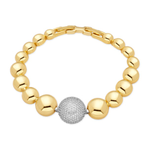Pulsera Avihe acabado oro amarillo 18k