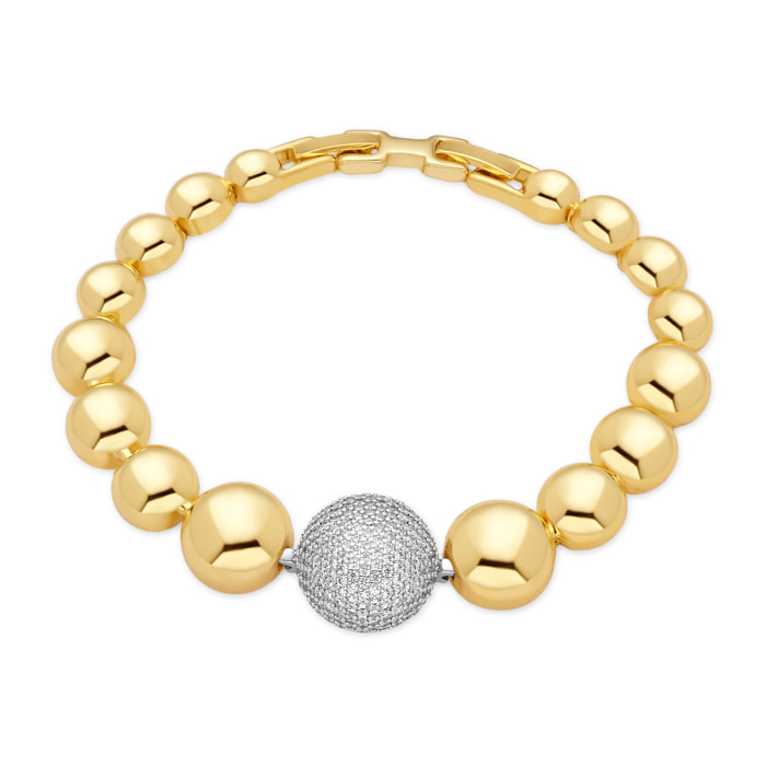 Pulsera Avihe acabado oro amarillo 18k