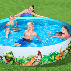 Piscina paredes dinosaurios 244x46 cm. Edad +3 Años.