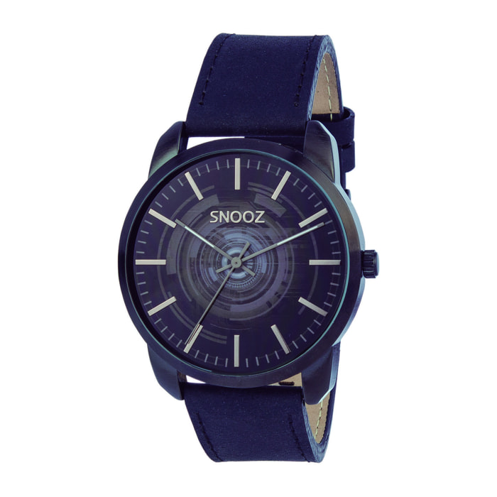 Reloj Snooz SAA1044-62 Unisex Analogico Cuarzo con Correa de Piel