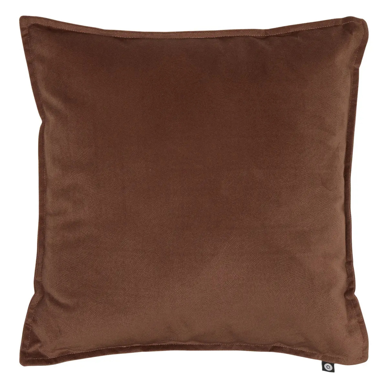 Coussin Lilou marron tonka 45x45cm