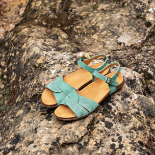 Sandalias N5557 PLEASANT-SILK SUEDE PIEDRA / WAKATAUA color Piedra