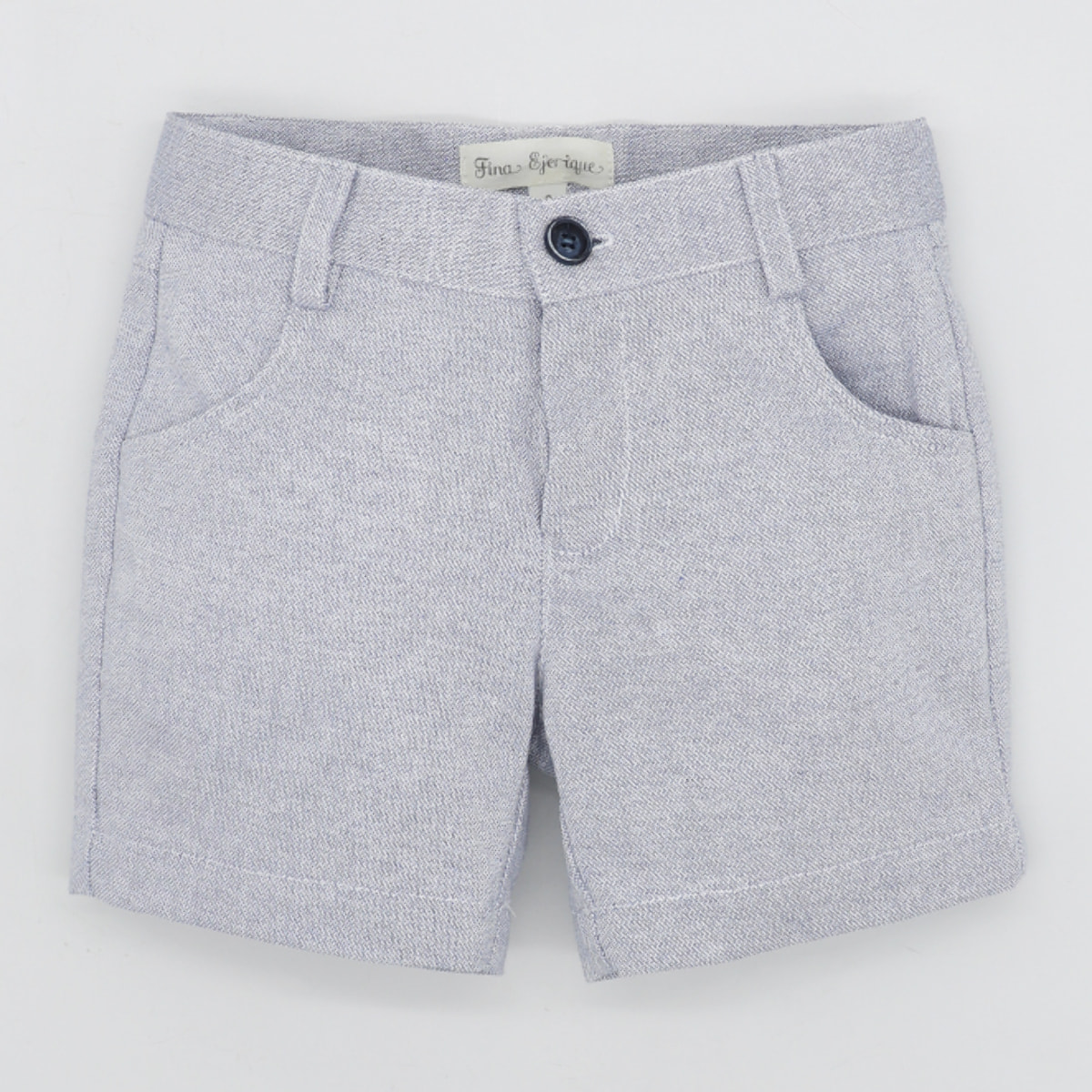 BERMUDA LONETA TEXTURA AZUL