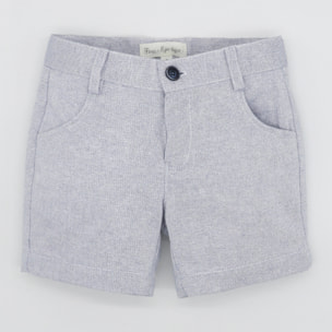 BERMUDA LONETA TEXTURA AZUL